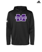 Manteno HS Softball Logo M - Mens Adidas Hoodie