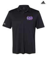 Manteno HS Softball Logo M - Mens Adidas Polo