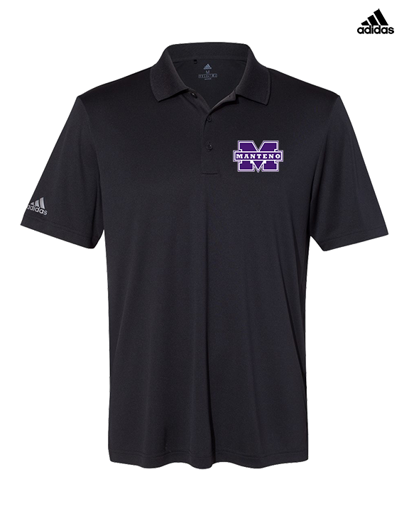 Manteno HS Softball Logo M - Mens Adidas Polo