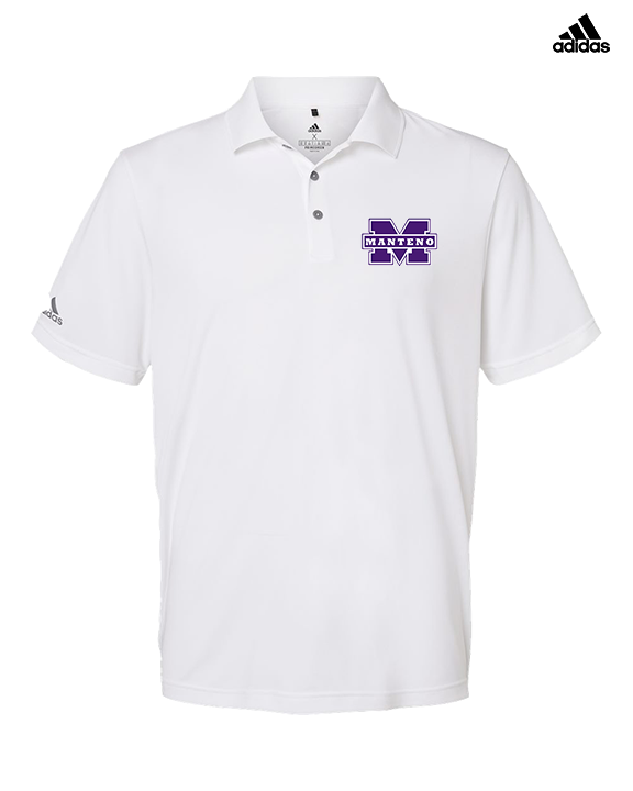 Manteno HS Softball Logo M - Mens Adidas Polo