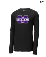 Manteno HS Softball Logo M - Mens Nike Longsleeve