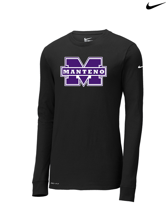 Manteno HS Softball Logo M - Mens Nike Longsleeve