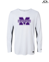 Manteno HS Softball Logo M - Mens Oakley Longsleeve