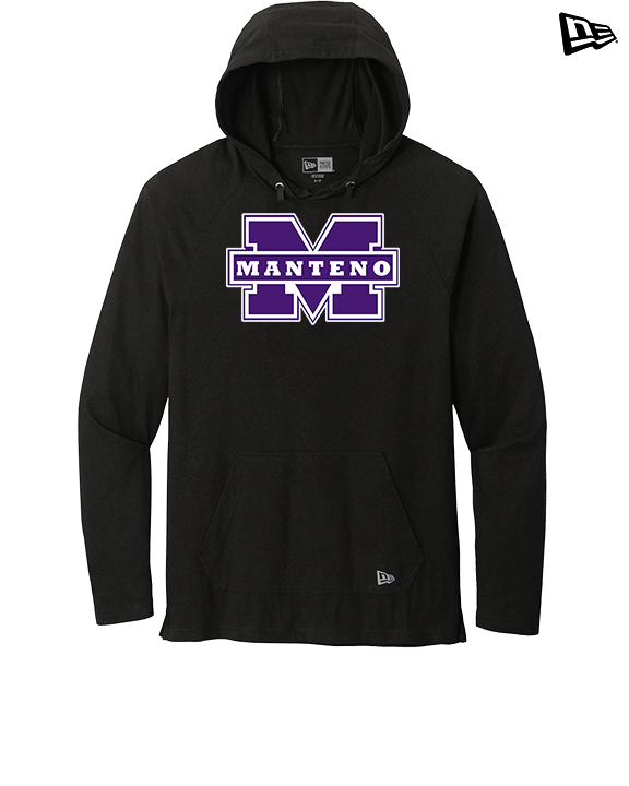 Manteno HS Softball Logo M - New Era Tri-Blend Hoodie