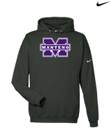 Manteno HS Softball Logo M - Nike Club Fleece Hoodie