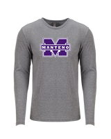 Manteno HS Softball Logo M - Tri-Blend Long Sleeve