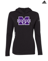 Manteno HS Softball Logo M - Womens Adidas Hoodie