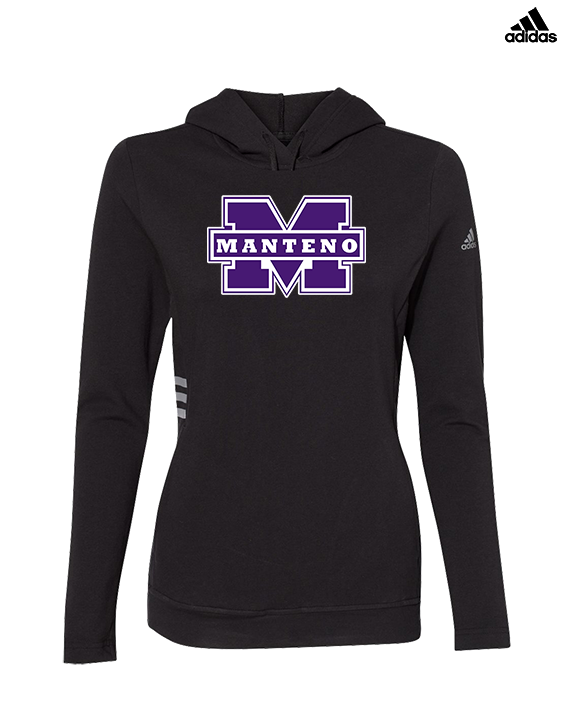 Manteno HS Softball Logo M - Womens Adidas Hoodie