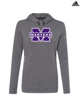 Manteno HS Softball Logo M - Womens Adidas Hoodie