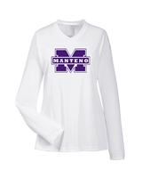 Manteno HS Softball Logo M - Womens Performance Longsleeve