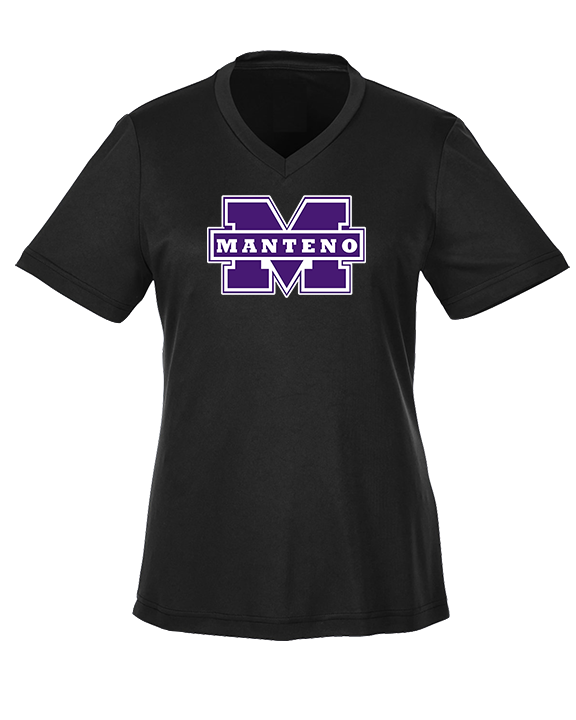 Manteno HS Softball Logo M - Womens Performance Shirt