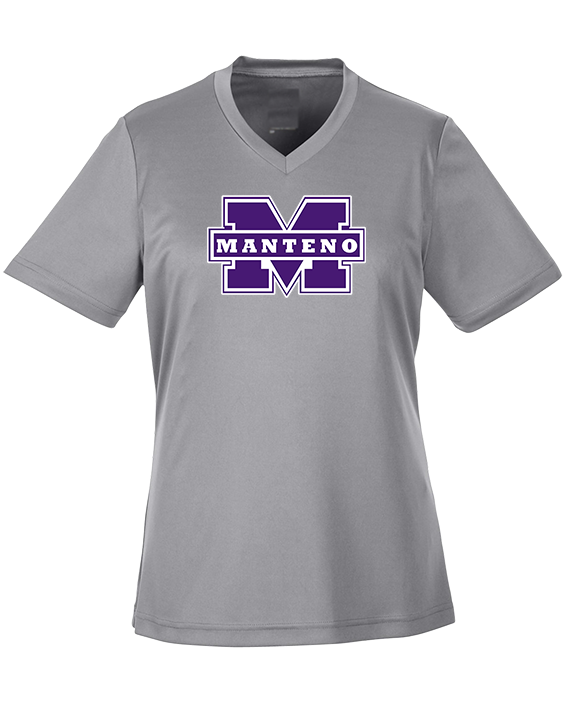 Manteno HS Softball Logo M - Womens Performance Shirt