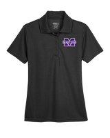 Manteno HS Softball Logo M - Womens Polo