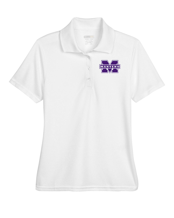 Manteno HS Softball Logo M - Womens Polo