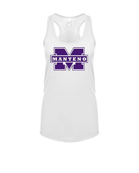 Manteno HS Softball Logo M - Womens Tank Top