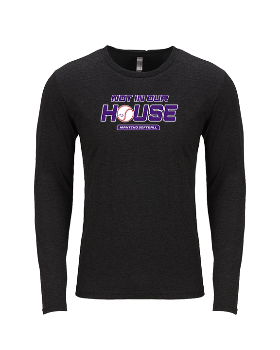 Manteno HS Softball NIOH - Tri-Blend Long Sleeve