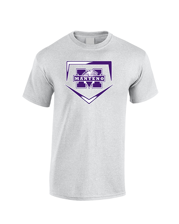 Manteno HS Softball Plate - Cotton T-Shirt