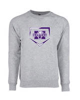 Manteno HS Softball Plate - Crewneck Sweatshirt