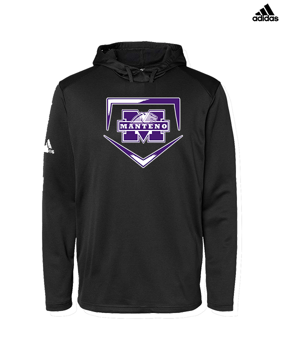 Manteno HS Softball Plate - Mens Adidas Hoodie