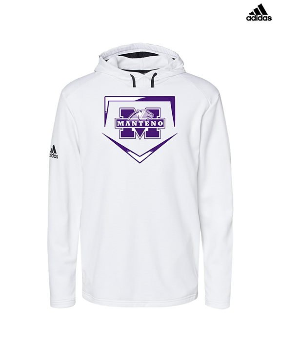 Manteno HS Softball Plate - Mens Adidas Hoodie