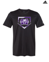 Manteno HS Softball Plate - Mens Adidas Performance Shirt