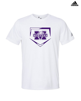 Manteno HS Softball Plate - Mens Adidas Performance Shirt