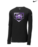 Manteno HS Softball Plate - Mens Nike Longsleeve