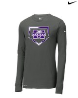 Manteno HS Softball Plate - Mens Nike Longsleeve