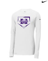 Manteno HS Softball Plate - Mens Nike Longsleeve