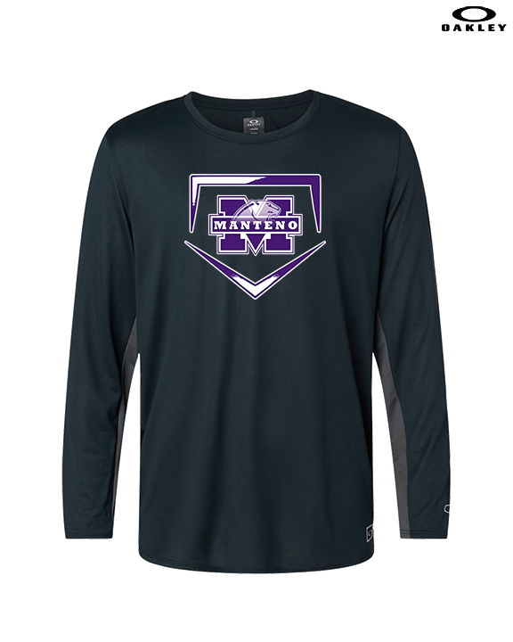 Manteno HS Softball Plate - Mens Oakley Longsleeve