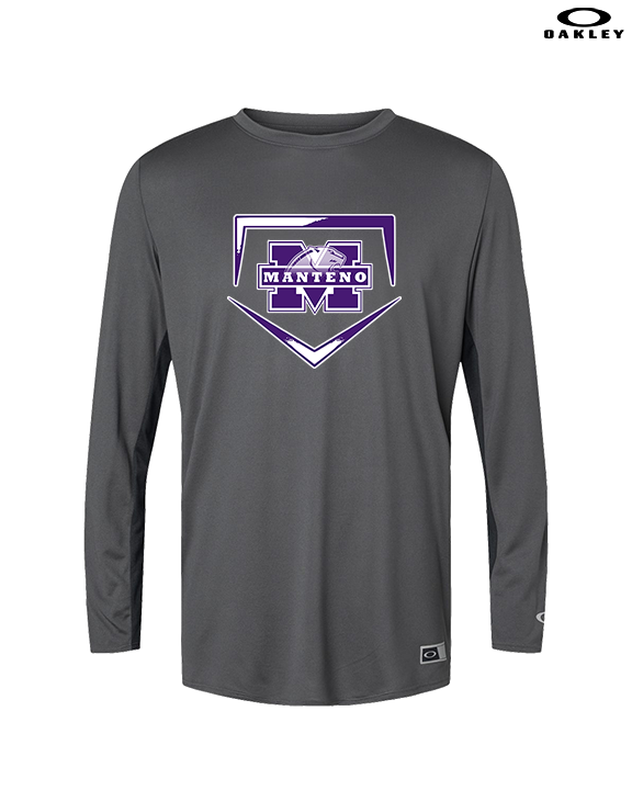 Manteno HS Softball Plate - Mens Oakley Longsleeve