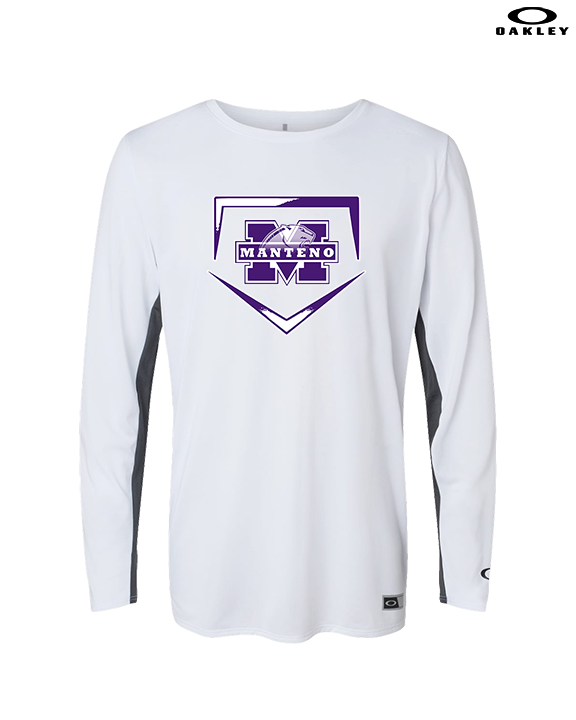 Manteno HS Softball Plate - Mens Oakley Longsleeve