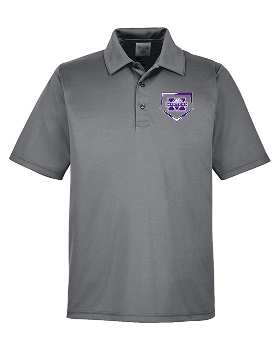 Manteno HS Softball Plate - Mens Polo