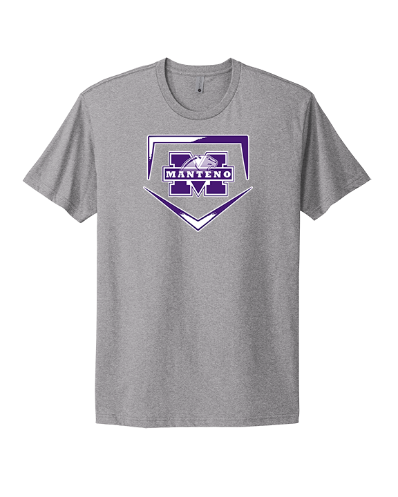 Manteno HS Softball Plate - Mens Select Cotton T-Shirt