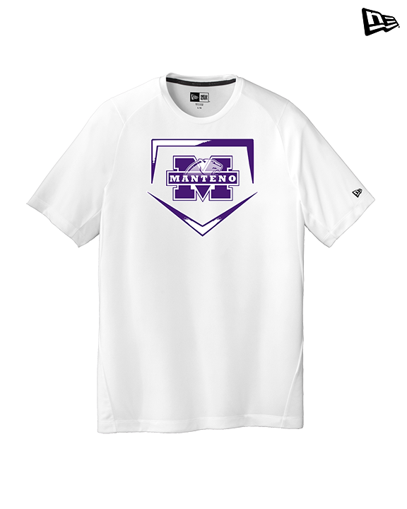 Manteno HS Softball Plate - New Era Performance Shirt