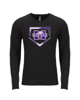 Manteno HS Softball Plate - Tri-Blend Long Sleeve