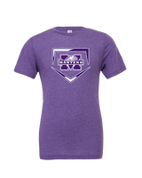 Manteno HS Softball Plate - Tri-Blend Shirt