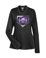 Manteno HS Softball Plate - Womens Performance Longsleeve