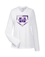 Manteno HS Softball Plate - Womens Performance Longsleeve