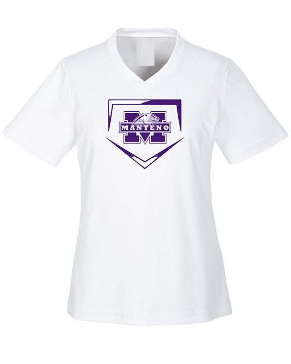 Manteno HS Softball Plate - Womens Performance Shirt