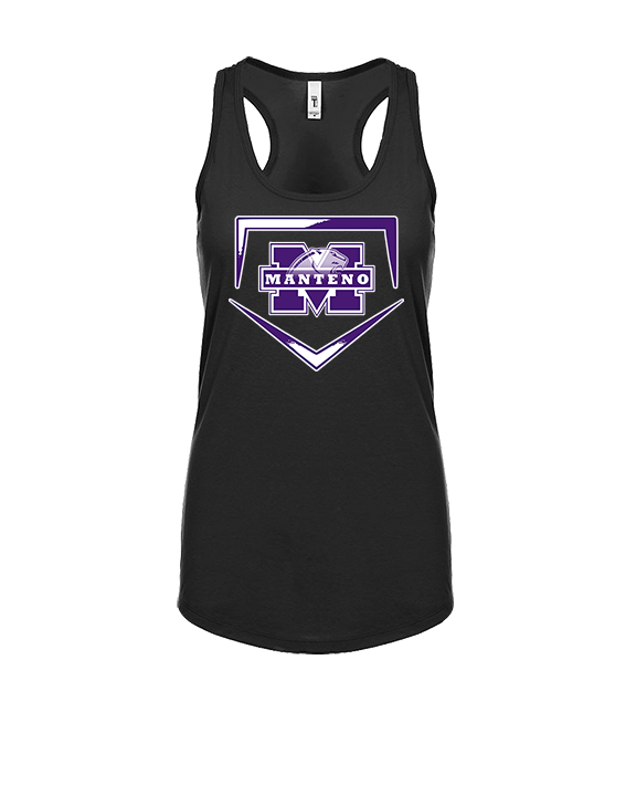 Manteno HS Softball Plate - Womens Tank Top