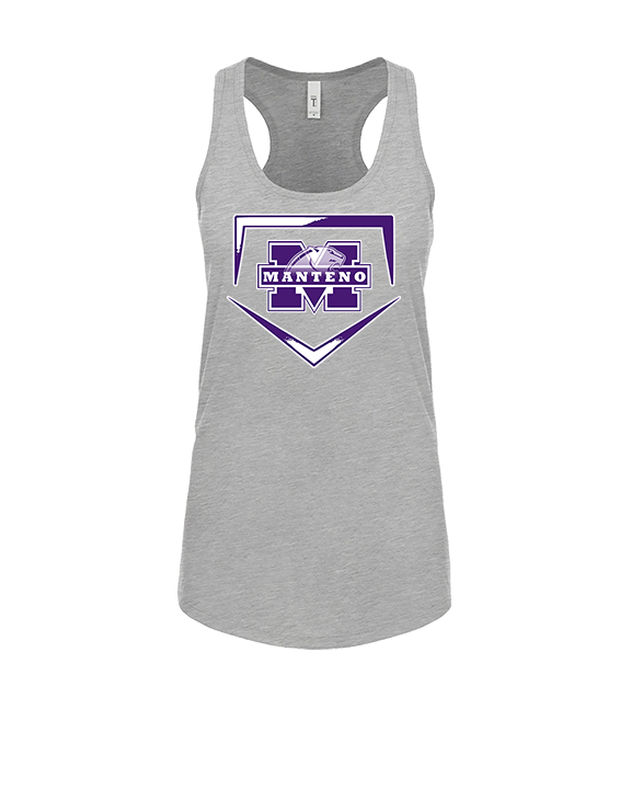 Manteno HS Softball Plate - Womens Tank Top