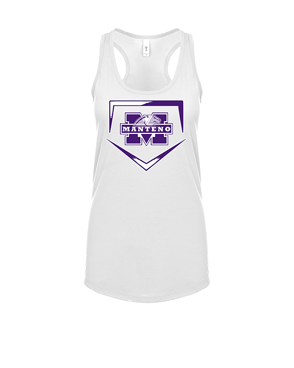 Manteno HS Softball Plate - Womens Tank Top