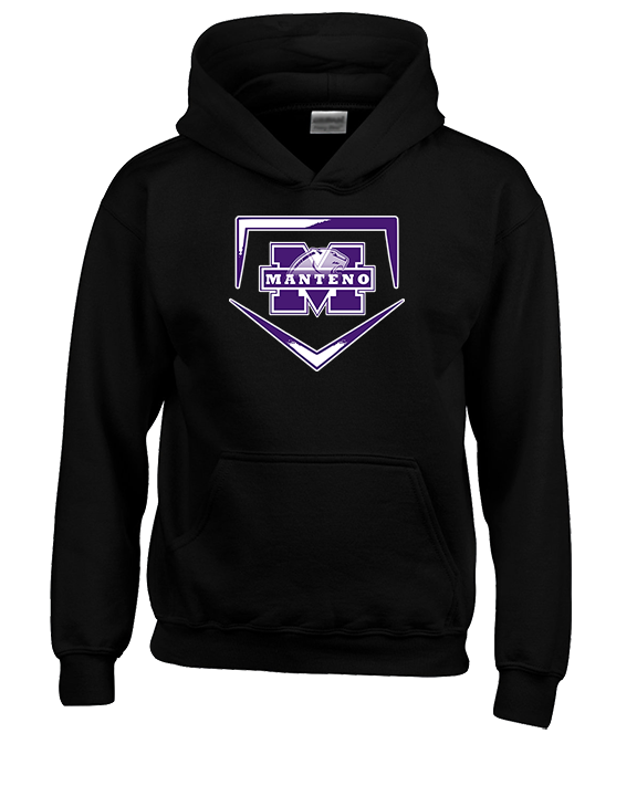 Manteno HS Softball Plate - Youth Hoodie