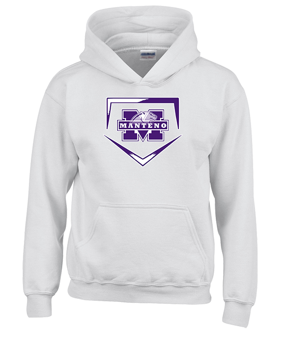 Manteno HS Softball Plate - Youth Hoodie