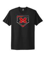 Marshall HS Baseball Plate - Mens Select Cotton T-Shirt
