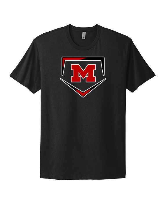 Marshall HS Baseball Plate - Mens Select Cotton T-Shirt