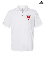 Marshall HS Softball Plate - Mens Adidas Polo