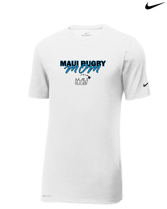 Maui Rugby Club Mom - Mens Nike Cotton Poly Tee