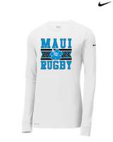 Maui Rugby Club Stamp - Mens Nike Longsleeve